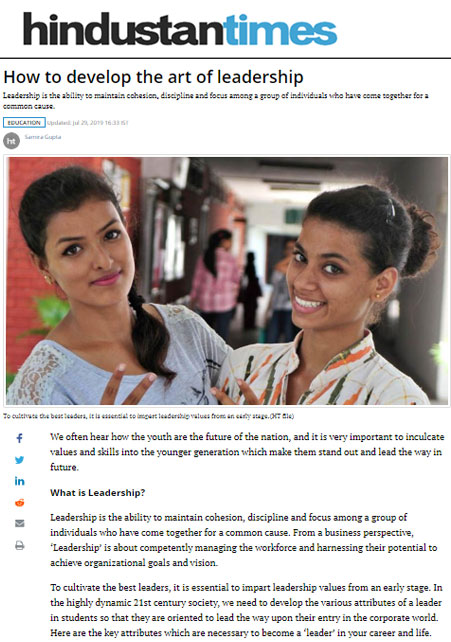 How to develop the art of leadership