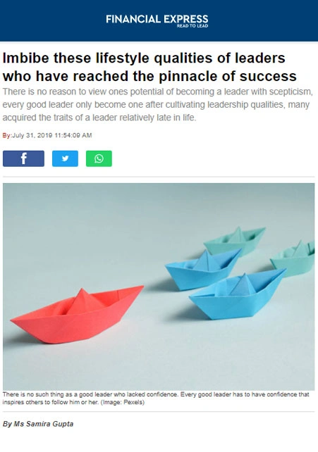 Imbibe these lifestyle qualities of leaders who have reached the pinnacle of success