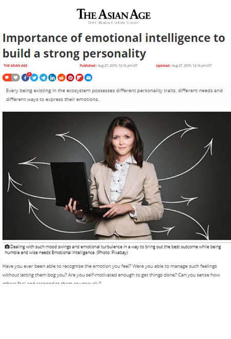 Importance of emotional intelligence to build a strong personality 