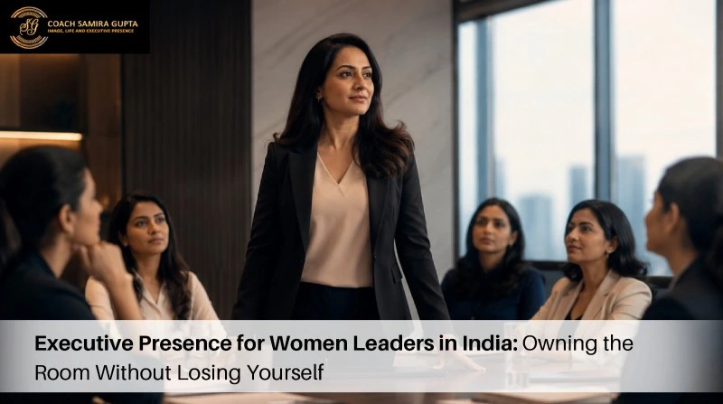 Executive Presence for women leaders India -- Coach Samira Gupta -- women leadership coaching Pune Bengaluru Delhi Mumbai