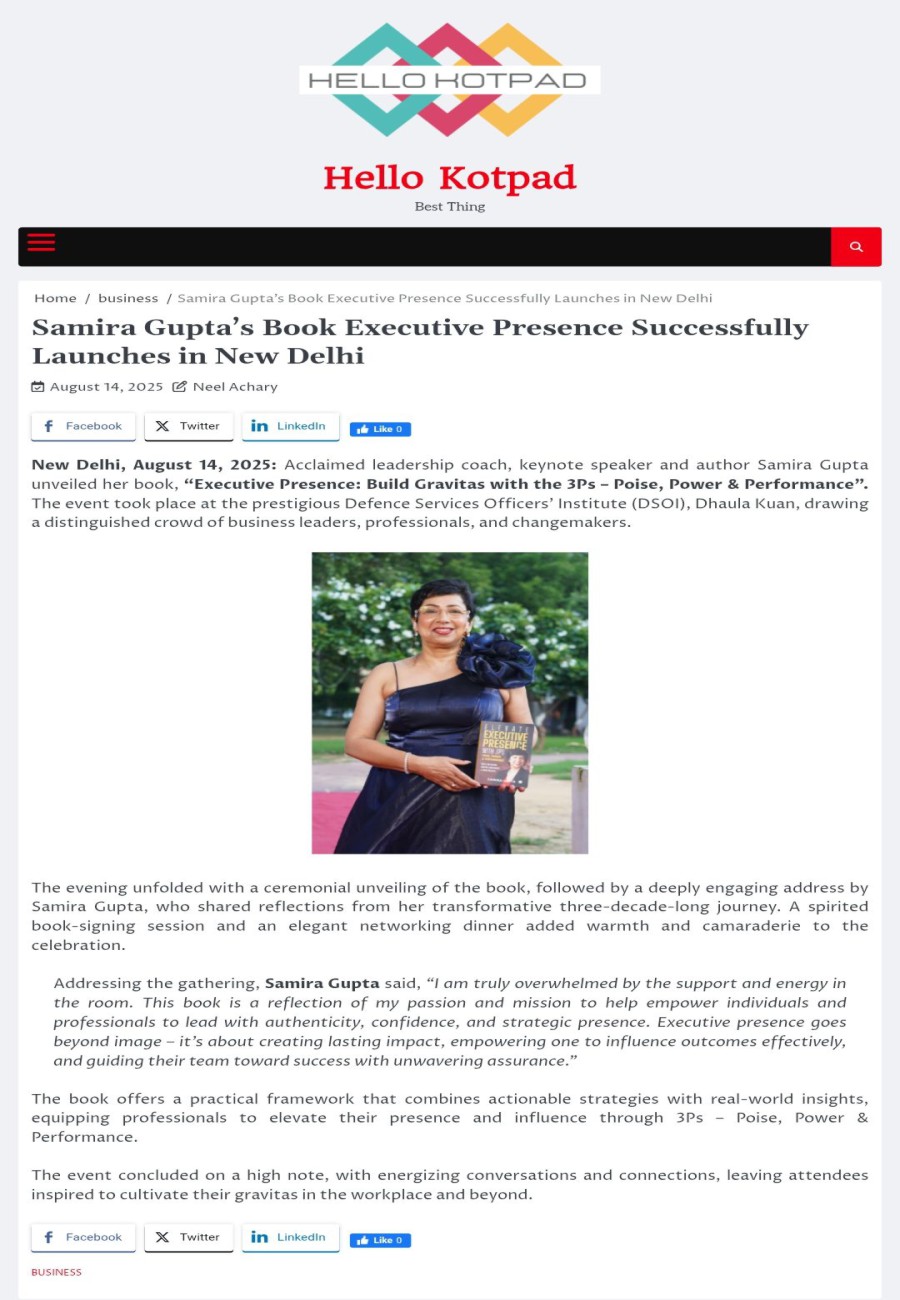 executive presence coach