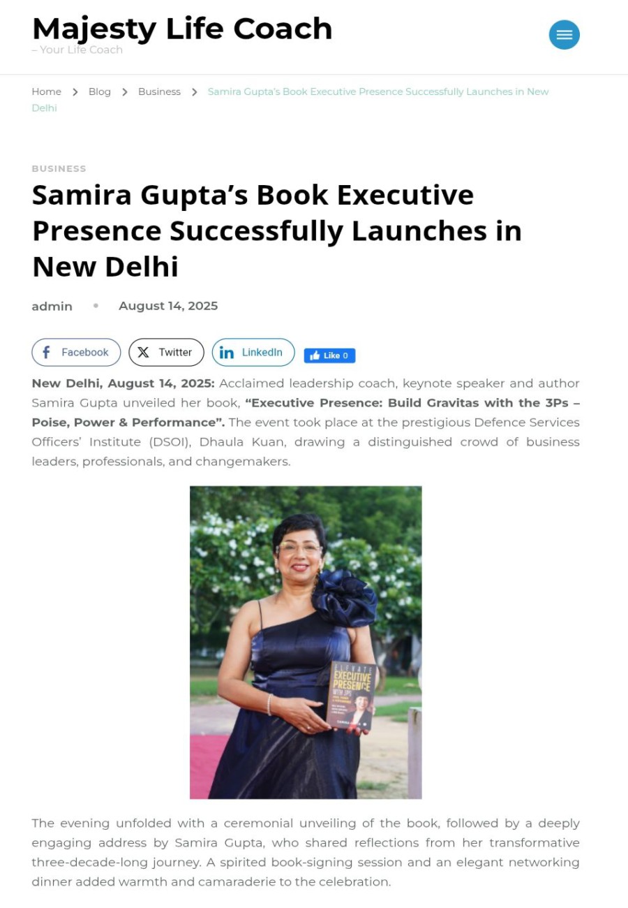 executive presence coach